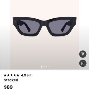 Dezi sunglasses "stacked"